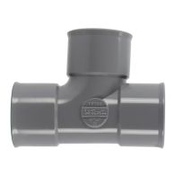 Té pied de biche PVC évacuation Ø32 Femelle Femelle 87°30 - Nicoll