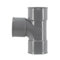 Té pied de biche PVC évacuation Ø40 Femelle Femelle 87°30 - Nicoll