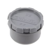 Tampon de visite PVC mâle femelle Ø32 - Nicoll