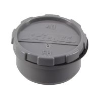 Tampon de visite PVC mâle femelle Ø40 - Nicoll