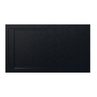 Receveur de douche extra plat en Stonex® Aquos - 1800x1000mm - Noir