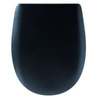 Abattant WC Ariane soft black mat - descente manuelle et Déclipsable - Olfa