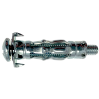 Boîte de 50 chevilles placo HM 5 x 80 mm S avec vis - Fischer