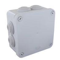 Boîte de dérivation à membrane étanche 650° - IP55 100 x 100 x 52 mm - couvercle 1/4 de tour - BLM