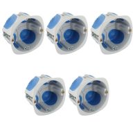 5 boîtiers d'appareillage Multimat NO AIR NF pour cloison sèche Ø67 x 40 mm - BLM
