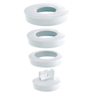 Bouchon universel multi-diamètres blanc - Wirquin PRO 39224401