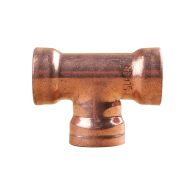 Raccord cuivre Push-Fit à clipser - Té égal FFF Ø15