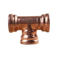 Raccord cuivre Push-Fit à clipser - Té égal FFF Ø18