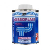 Colle GEBSOPLAST GEL pour raccords PVC évacuation - 500ml