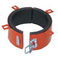 Collier coupe-feu rouge K-FIRE pour tube PVC diamètre 100-110mm - IK SAGI