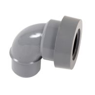 Coude PVC évacuation à joint 87°30 Mâle Femelle Ø32 - Nicoll