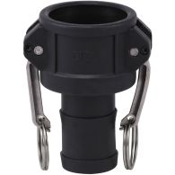 Coupleur cannelé C - raccord rapide à cames polypropylène - 3/4