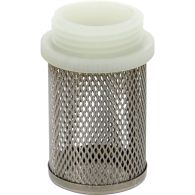Crépine inox - Filetage nylon mâle 3/8