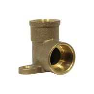 Coude femelle avec base de fixation 472 GCU 1/2'' (15/21) - Cuivre Ø22 - Arcanaute