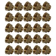 Lot de 25 Mamelons Laiton Femelle/Mâle Réduit 3/4