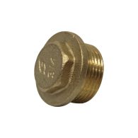 Bouchon mâle avec collerette 3/4