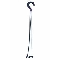 Crochet pour suspension LOTUS Gris anthracite,  52 x 7x 1 cm - EDA