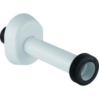 Kit de rallonge de coude de chasse Geberit avec rosace Ø45mm, Blanc alpin - Geberit