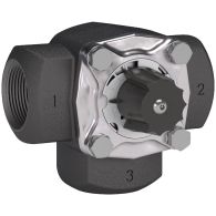 Vanne mélangeuse en fonte 3 voies - femelle 1