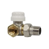 Robinet thermostatisable corps COAXIAL Gauche Femelle 1/2'' (15/21) - Volant manuel - Somatherm