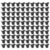 100 Embases à vis pour collier de câblage largeur 9mm max - noire - Eur'Ohm