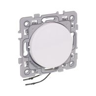 Va et vient lumineux ou témoin - SQUARE blanc - Eur'Ohm