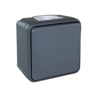 Va et vient complet - étanche IP55 - OXXO Gris - Eur'Ohm