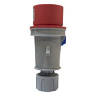 Fiche industrielle mobile droite IP44 - 3P+N+T - 16A - 400V AC - Eur'Ohm
