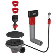 Vidage automatique noir mat pour éviers une cuve à encastrer et sous-plan Maris (MRG 610 & 110/210)