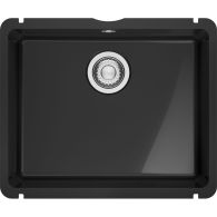 Évier de cuisine Kubus Fraceram KXK 110-51 onyx - 545 x 454 mm - sous-meuble 60 cm - vidage manuel - Franke