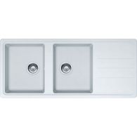 Évier Opale 621 Tectonite - blanc - 970 x 500 x 190 mm - sous-meuble 80 cm - vidage manuel - Franke