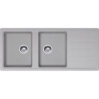 Évier Opale 621 Tectonite - platinum - 970 x 500 x 190 mm - sous-meuble 80 cm - vidage manuel - Franke