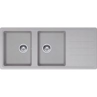 Évier Opale 621 Tectonite - platinum - 970 x 500 x 190 mm - sous-meuble 80 cm - vidage manuel - Franke