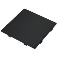 Cache bonde carré noir mat pour cuve sous plan Kubus 110 - Franke