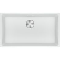 Cuve Maris Fragranit MRG 110-72 - Blanc Artic - Bonde automatique - 753 x 433 x 200 mm (sous-meuble 80 cm) - Franke