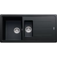 Évier Basis Fragranit BFG 651 - onyx - manuel - 970 x 500 x 200/100 mm (sous-meuble 60 cm) - Franke