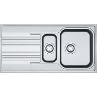 Évier Smart Inox SRL 651 Inox-Dekor Auto - 1000 x 500 x 180/120 mm - sous-meuble 60 cm - vidage automatique - Franke