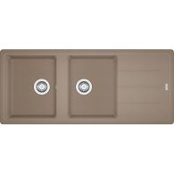 Évier Basis Fragranit BFG 621 - Oyster - manuel - 1160 x 500 x 200 mm (sous-meuble 80 cm) - Franke