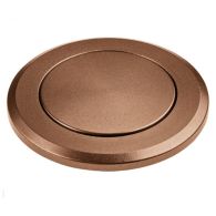 Bouton push rond cuivre pour éviers de cuisine Franke