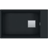 Cuve Kubus 2.0 Fragranit KNG 110-62 - Noir mat - Manuel - 760 x 460 x 200 mm (sous-meuble 80 cm) - Franke