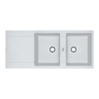 Évier MARIS FRAGANIT MRG 621 - Blanc Artic (Sous-meuble 90 cm) 1160 x 500 mm - Réversible - Franke