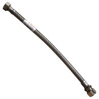 Flexible sanitaire Inox Øintér.8mm - Bicône Ø10 - Femelle 3/8