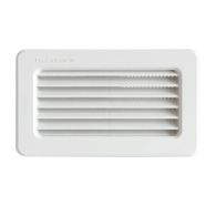 Grille terminale à encastrer 145 x 85 mm pour tubes Ventilation rectangulaire 120 x 60 / 150 x 70 mm - First Plast