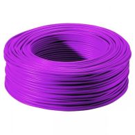 Fil électrique HO7VU 1.5 mm² violet vendu au mètre - Arcanaute