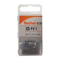 10 embouts professionnels cruciforme PZ1 - Fischer