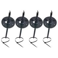 4 Suspentes de canalisation pour tube PVC Ø100mm à Ø125mm - Nicoll 