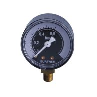 Manomètre de 0-600 mbar pour détendeur 4kg/h - Gurtner