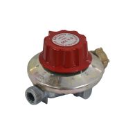 Détendeur réglable propane basse pression 4kg/h - 0 à 100 mbar - entrée écrou bouteille - sortie M20x150 - Gurtner