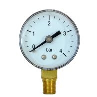 Manomètre 0-4 bar - Raccord vertical Mâle 10x100 - Favex