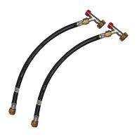 2 Lyres anti-arrachement 40cm bouteille FRANÇAISE Propane-Butane spécial Camping-Car - FAVEX